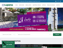 Tablet Screenshot of lupemaengenharia.com.br